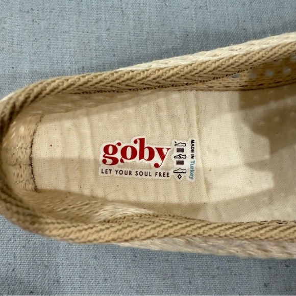 Goby Strawberry Print Espadrille Slip-On Shoes - Picture 5 of 6